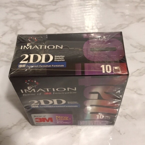 Imation 2DD IBM 3m disks set of 10 - Picture 5 of 7